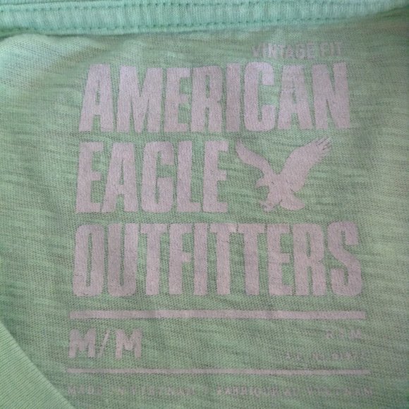 AEO Mens T-Shirt with Eagle Design, Sz. M - Picture 6 of 8